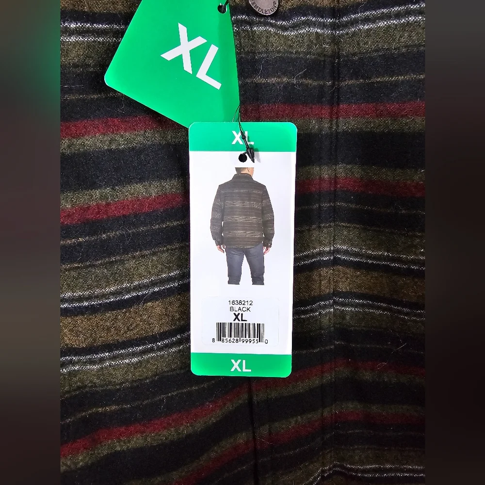 NWT Pendleton Conway Wool Striped Jacket Shacket Coat Mt Hood1